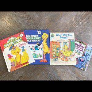 Sesame Street Big Bird Elmo Hardback Books